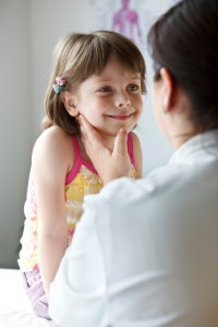 Doctor with child patient